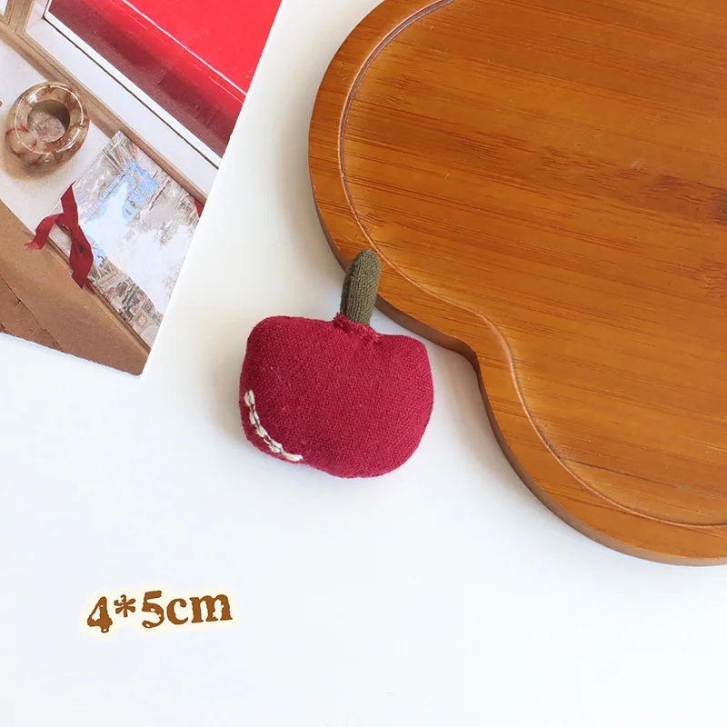 Whimsical Linen Character Brooch (19 Designs) - Ice Cream Cake