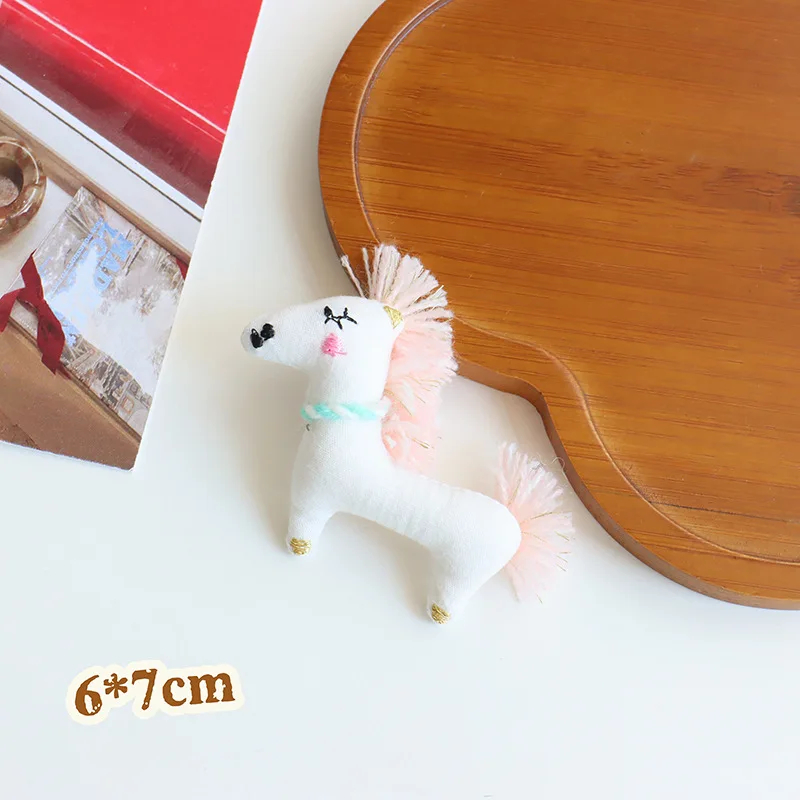 Whimsical Linen Character Brooch (19 Designs) - Ice Cream Cake