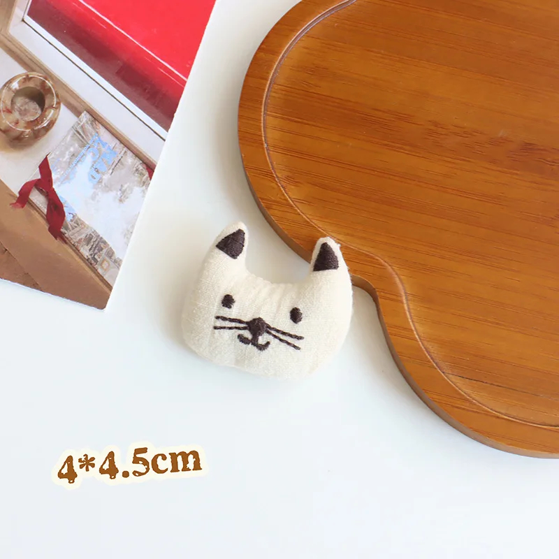Whimsical Linen Character Brooch (19 Designs) - Ice Cream Cake