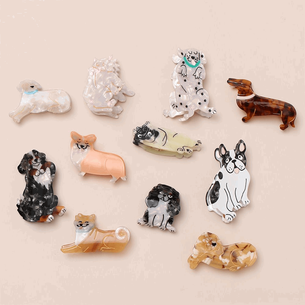 Acrylic Dog Claw Clip (11 Designs)
