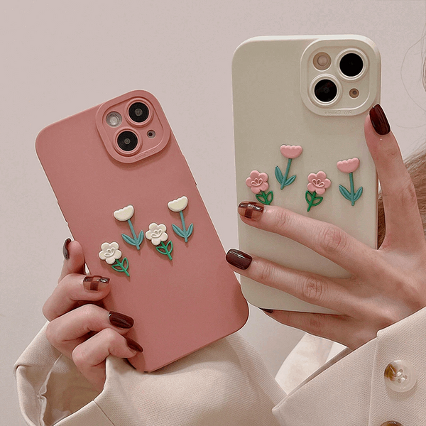 3D Flowers iPhone Case (2 Designs)