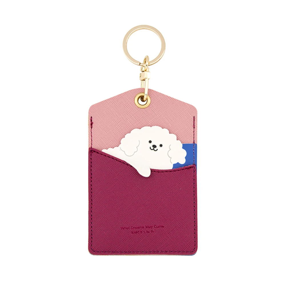 Peeking Animal Card Holder Keychain (9 Designs)