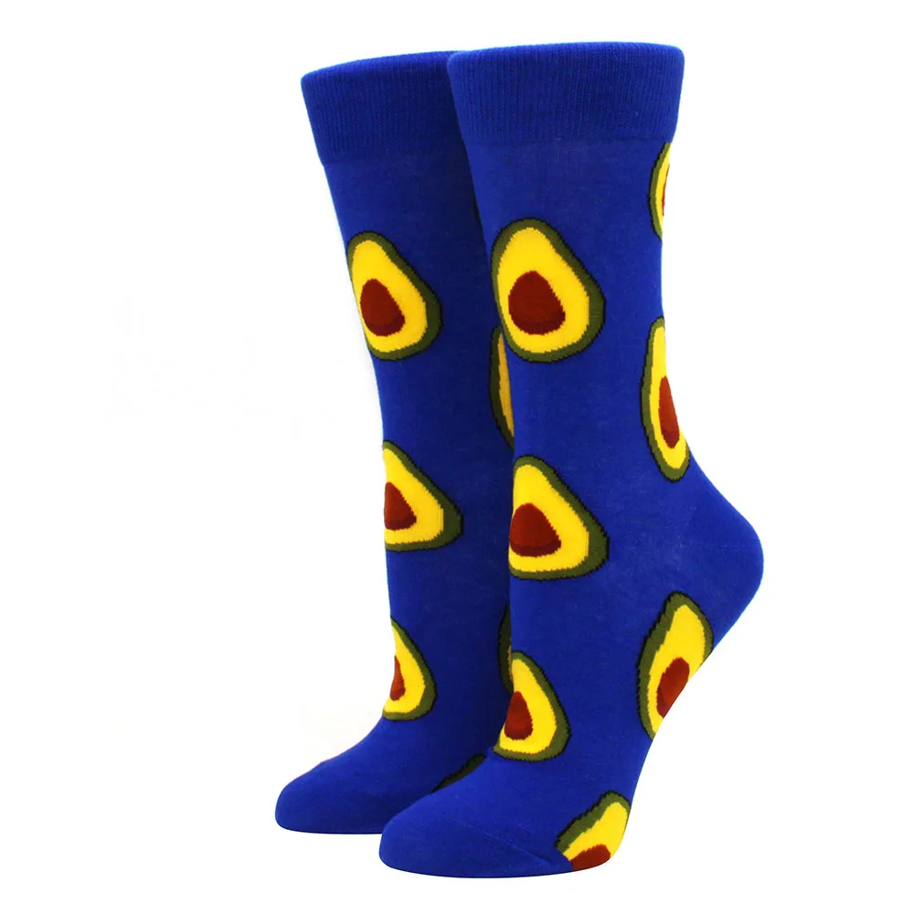 Blue Avocado Crew Socks - Ice Cream Cake
