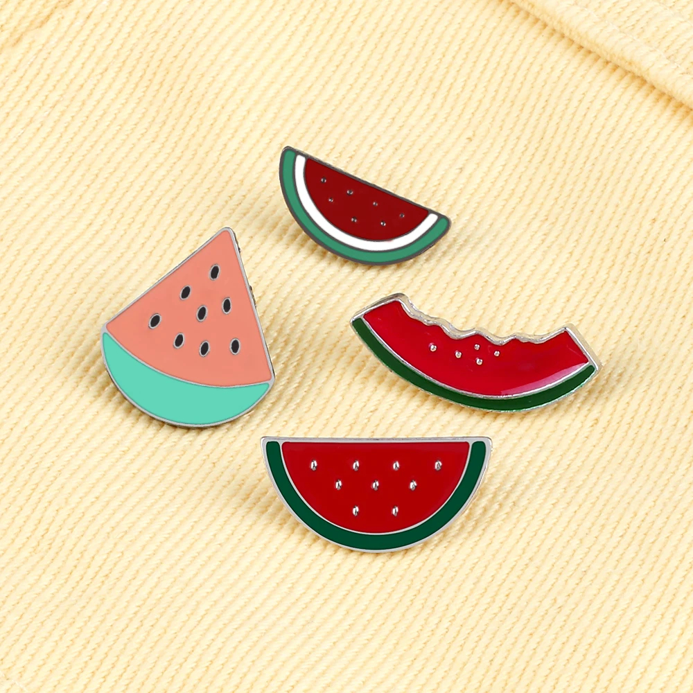 Watermelon Enamel Pin (4 Designs) – Ice Cream Cake