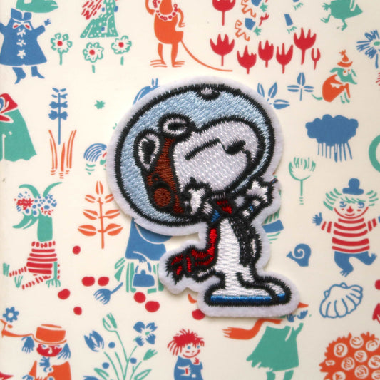 Astronaut Snoopy from the Peanuts comic embroidered patch badge appliqué