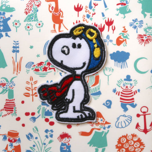 Copy of Snoopy Embroidery Patch // Pilot Snoopy from the Peanuts comic embroidered patch badge appliqué