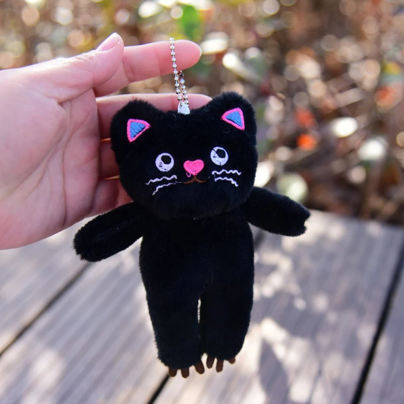 Plush Kitty Clip On Character (2 Colours)