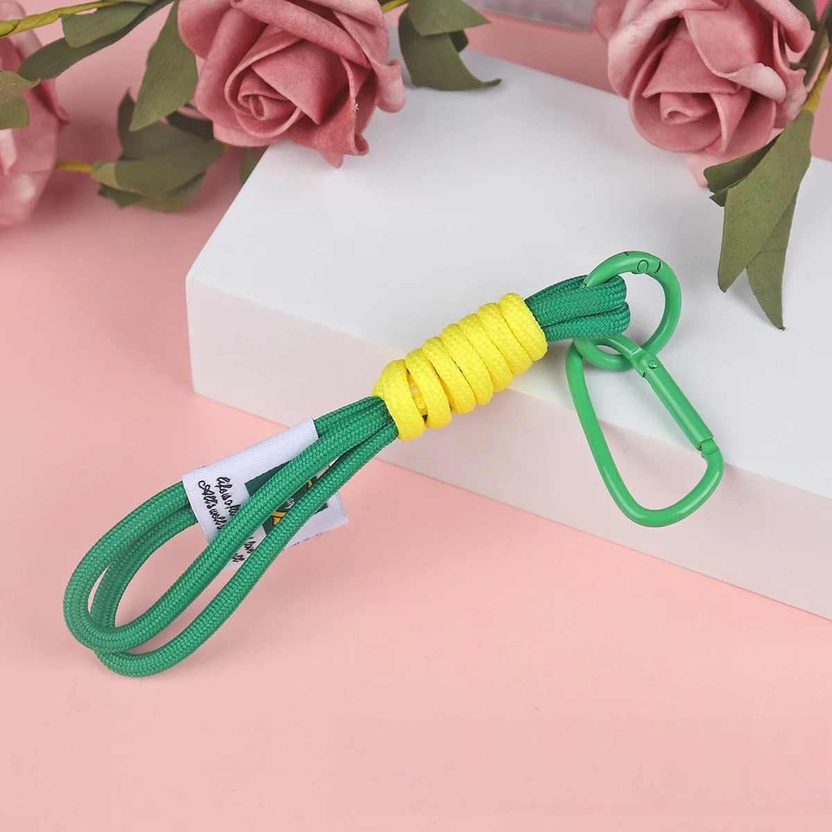 Pop Colour Phone Safety Strap with Carabiner Clip