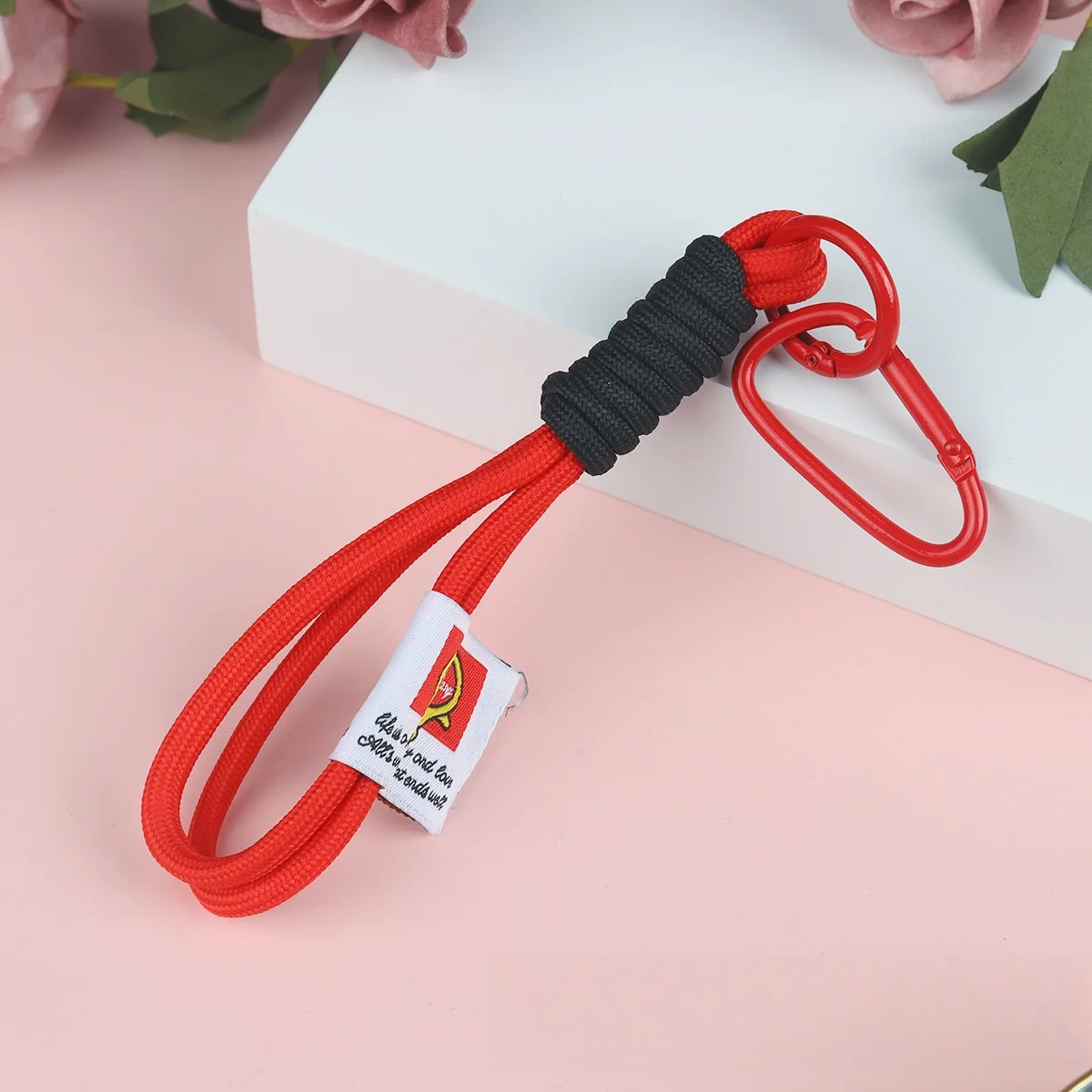 Pop Colour Phone Safety Strap with Carabiner Clip