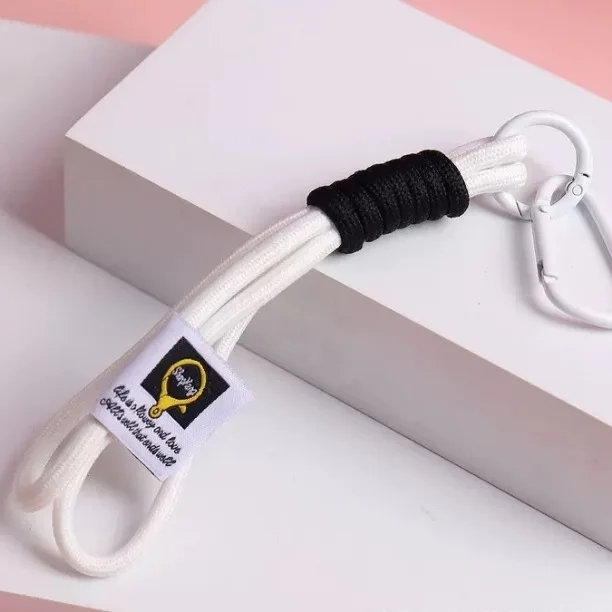 Pop Colour Phone Safety Strap with Carabiner Clip