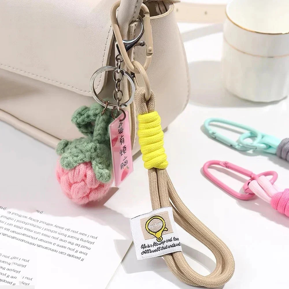 Pop Colour Phone Safety Strap with Carabiner Clip
