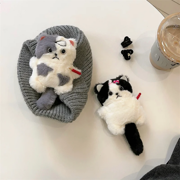 Plush Kitten AirPods Case Cover (2 Colours)