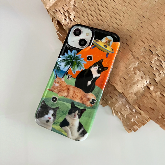 Cat Collage iPhone Case