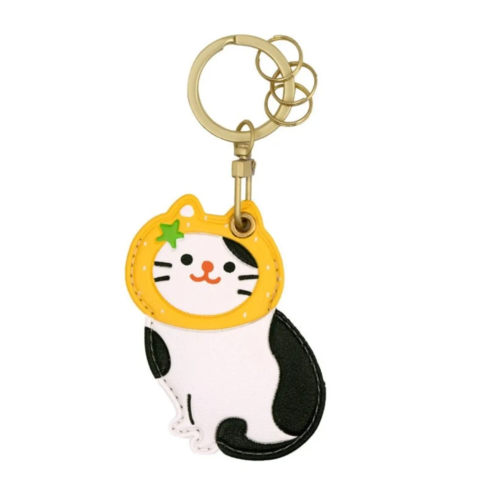 Babushka Cat Keychain with AirTag Pouch (6 Designs)