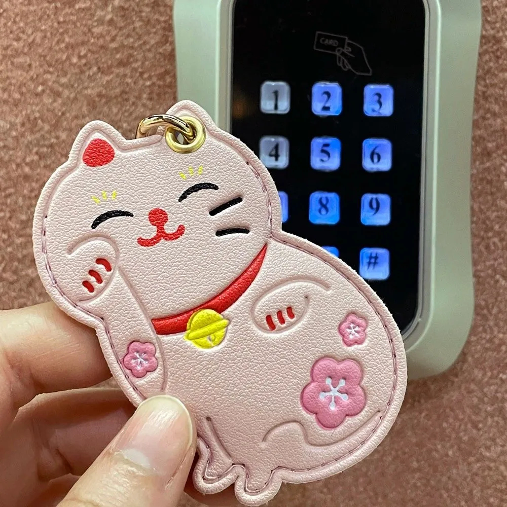 Babushka Cat Keychain with AirTag Pouch (6 Designs)