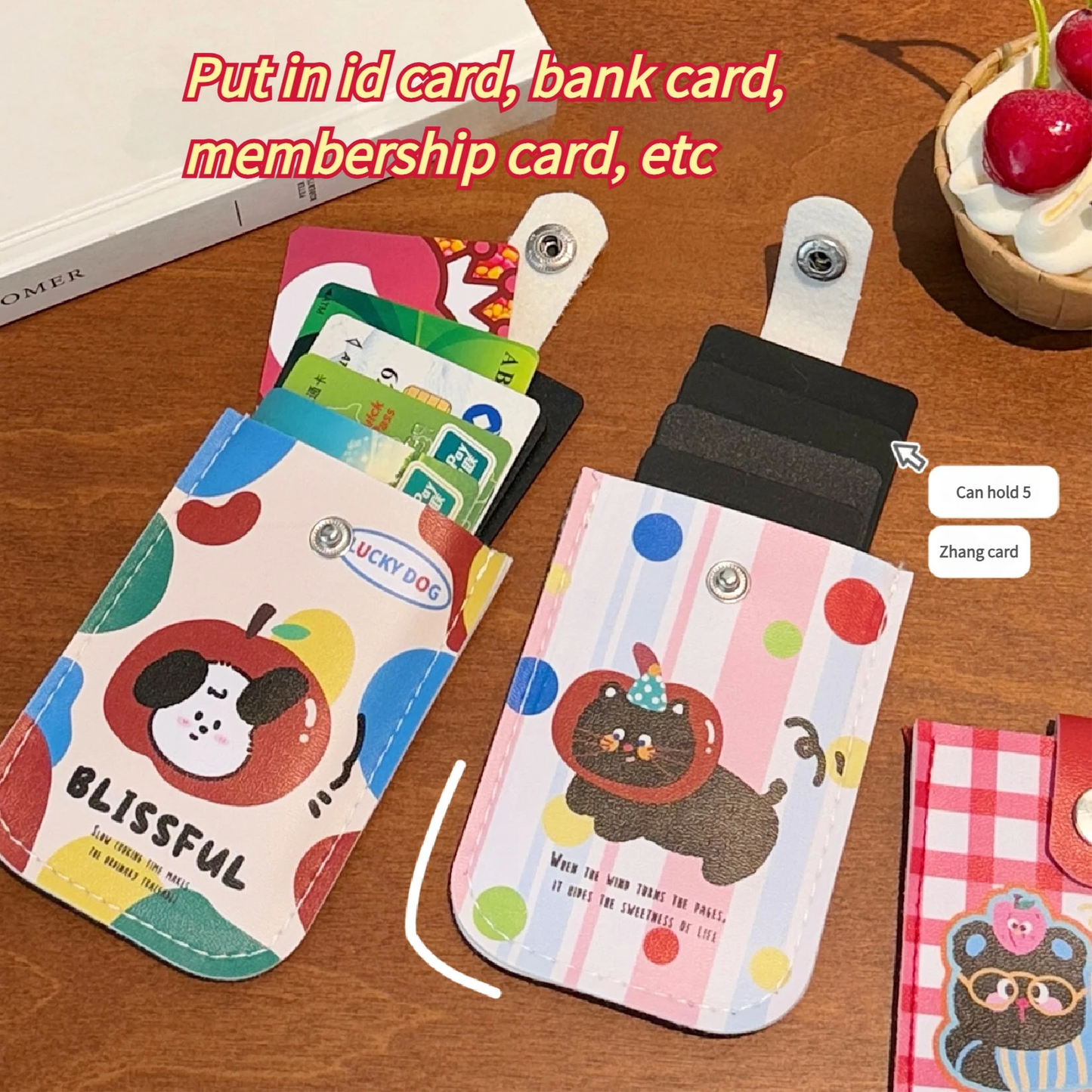Cute Character Card Case