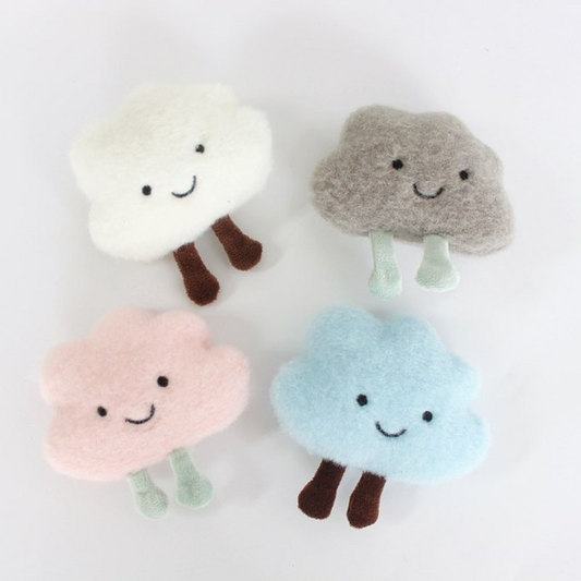 Plush Cloud Friend Brooch (3 Designs)