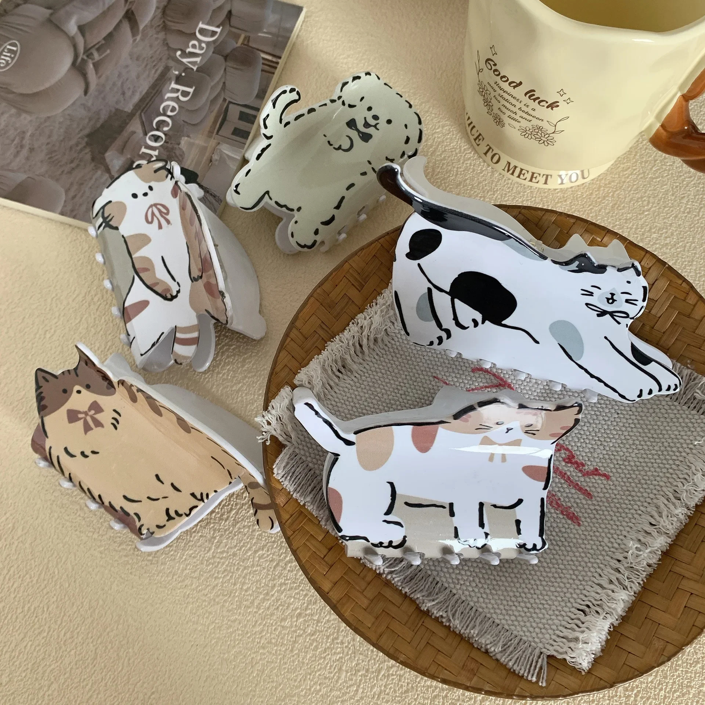 Acrylic Cat Claw Clip (5 Designs)