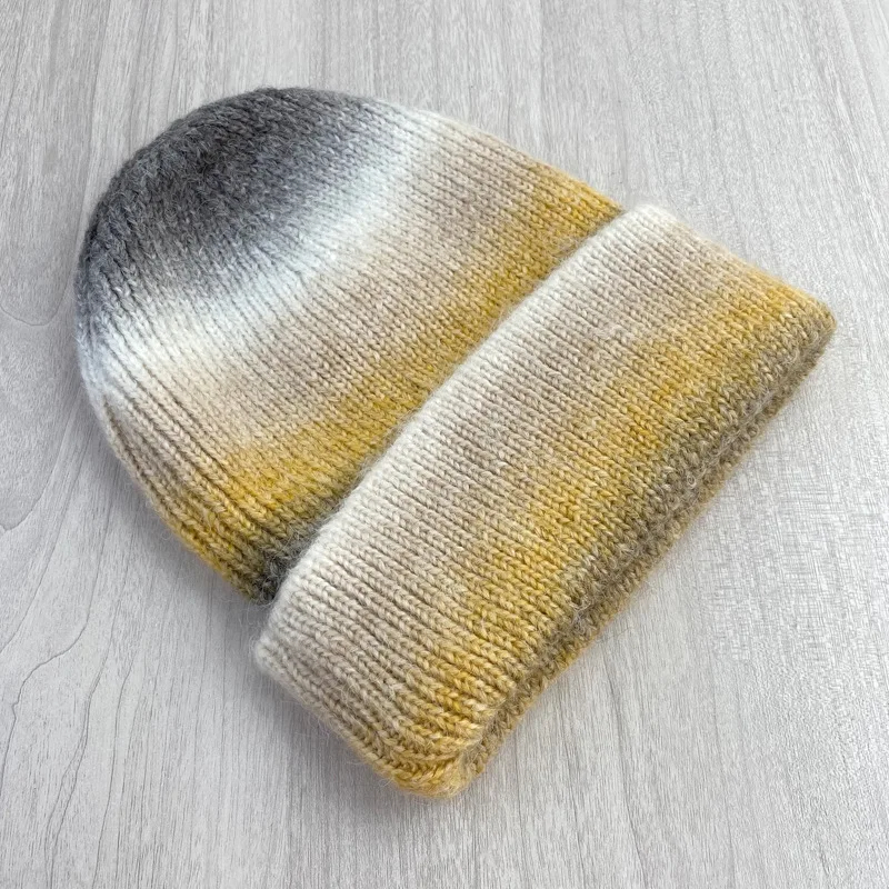 Gradient Striped Beanie Hat (7 Colours)