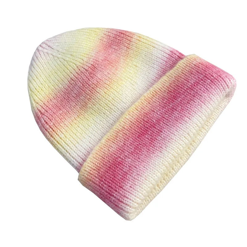 Gradient Striped Beanie Hat (7 Colours)