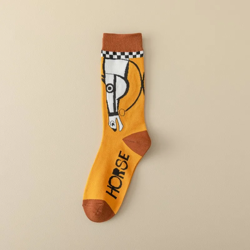 Horse Theme Crew Socks