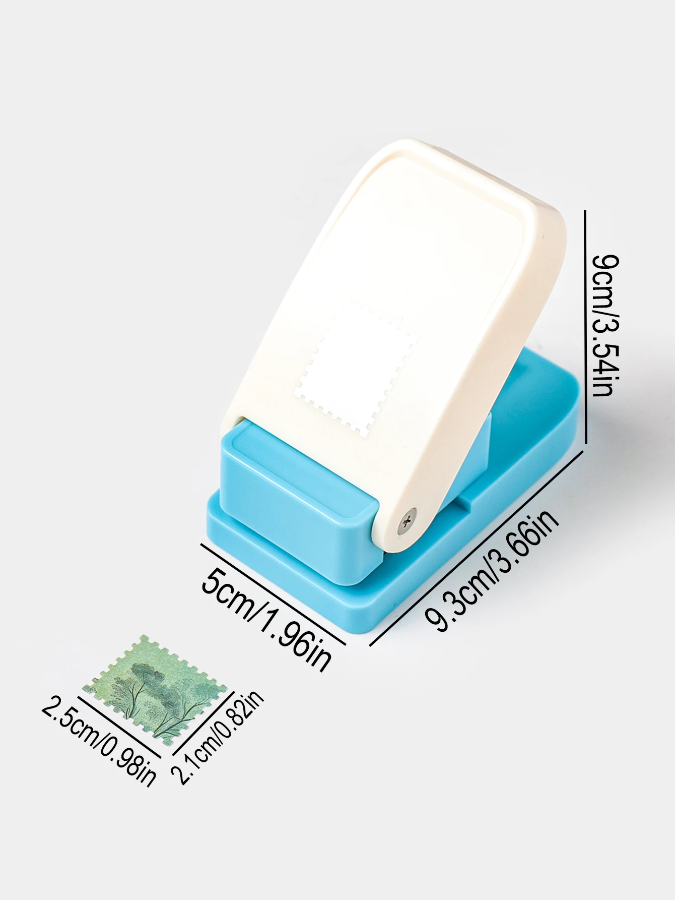 Postage Stamp Paper Cutter - Ice Cream Cake