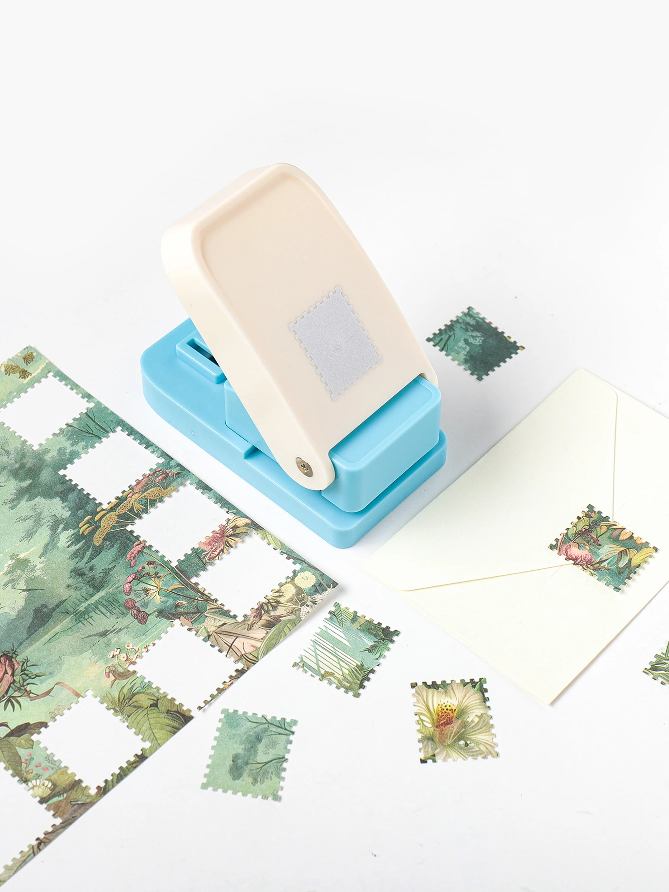 Postage Stamp Paper Cutter - Ice Cream Cake