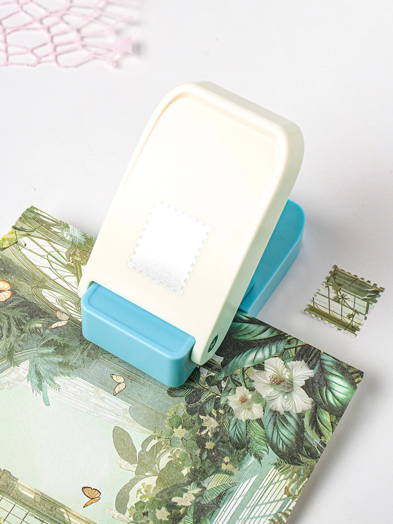 Postage Stamp Paper Cutter - Ice Cream Cake