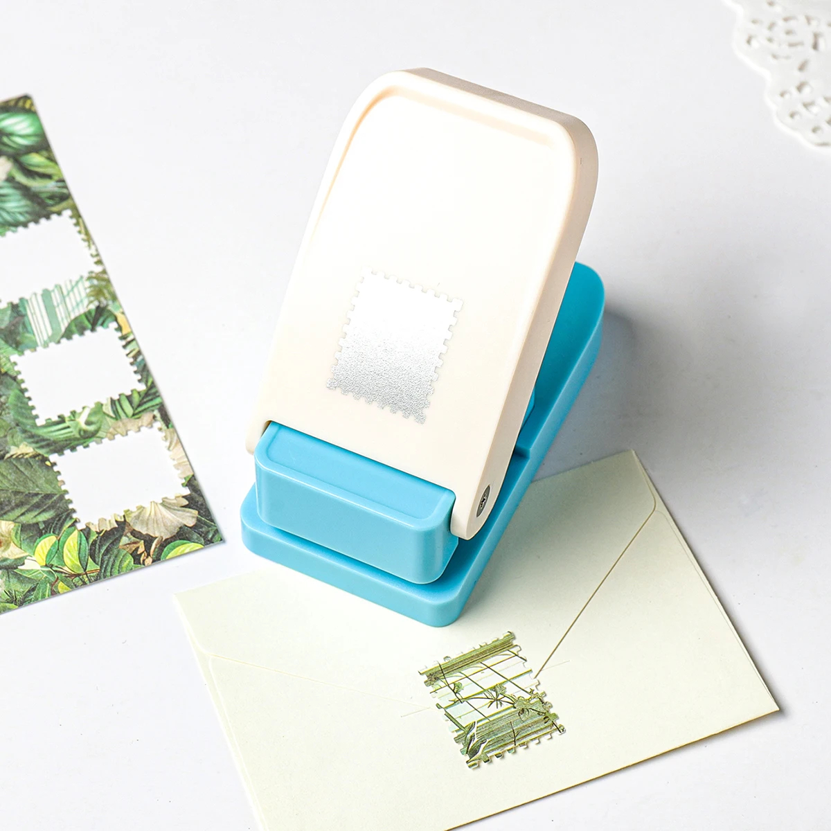 Postage Stamp Paper Cutter - Ice Cream Cake