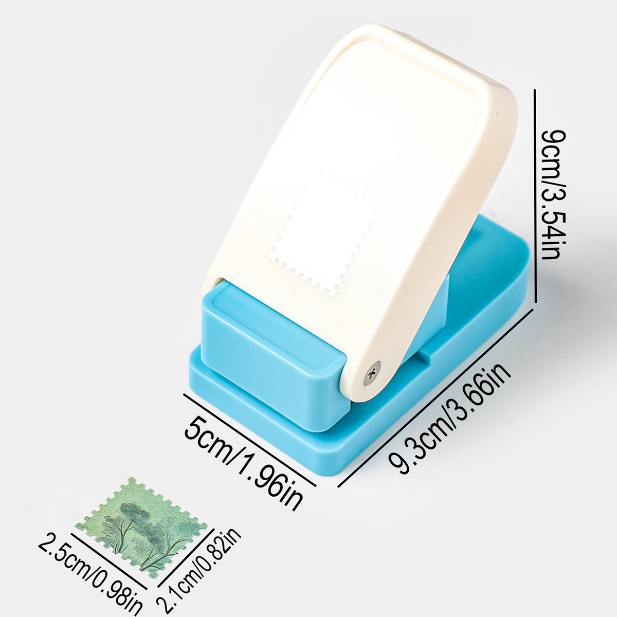 Postage Stamp Paper Cutter - Ice Cream Cake