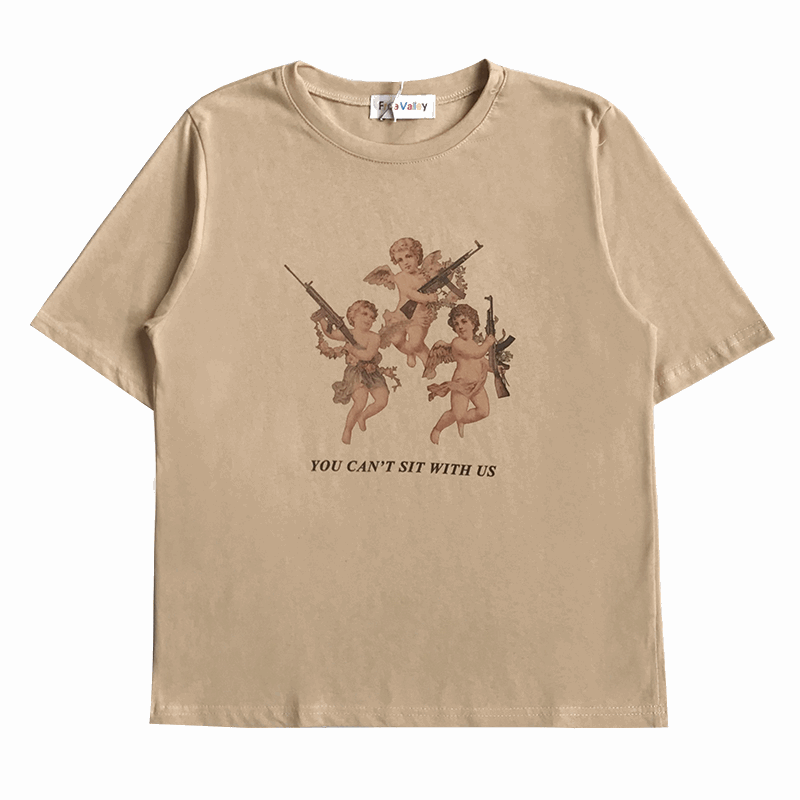 "You Can't Sit With Us" Cherubs T-shirt (2 Colours) - Ice Cream Cake