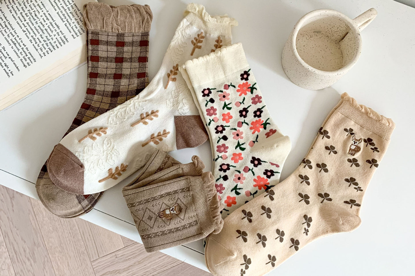 Rustic Crew Socks