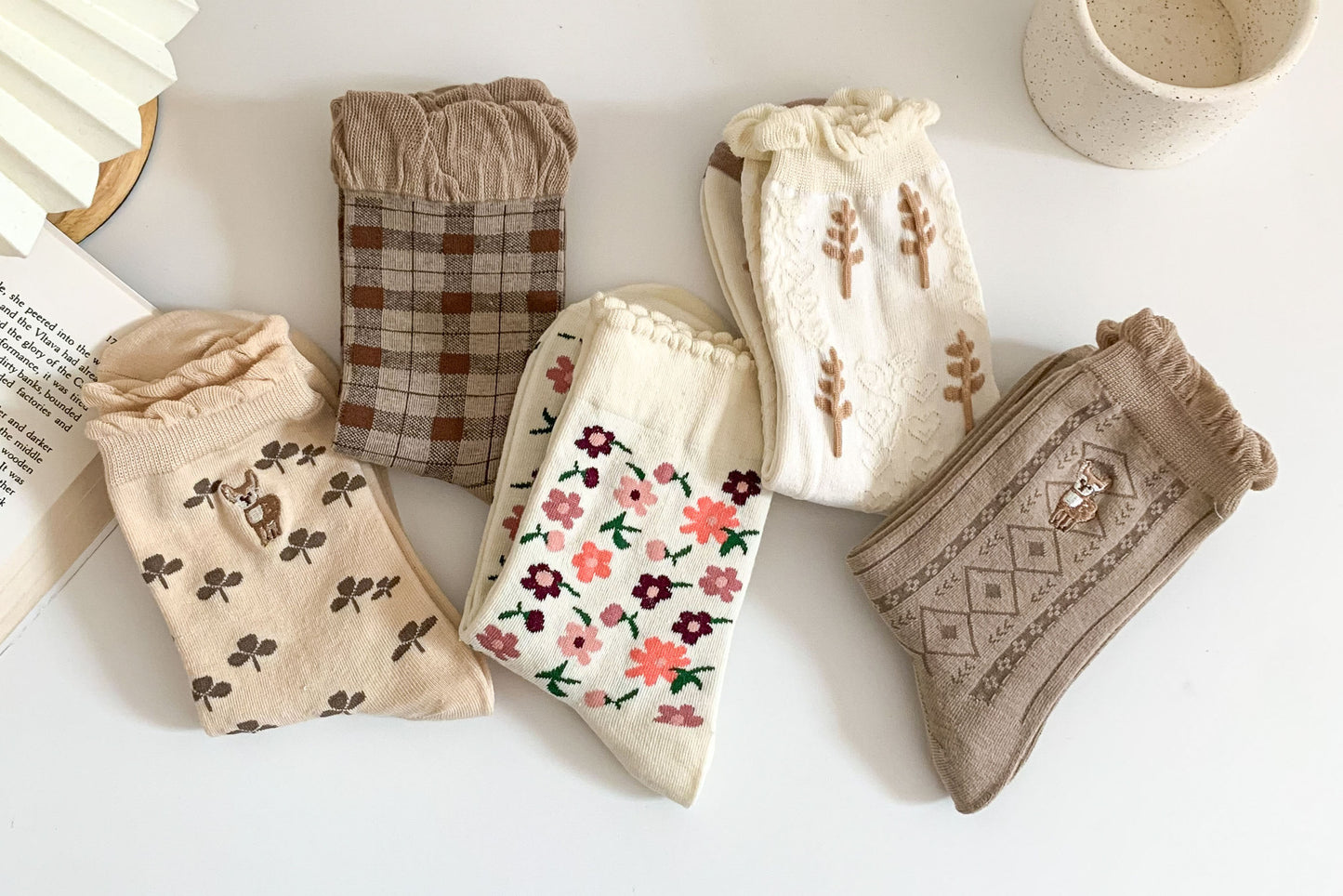 Rustic Crew Socks