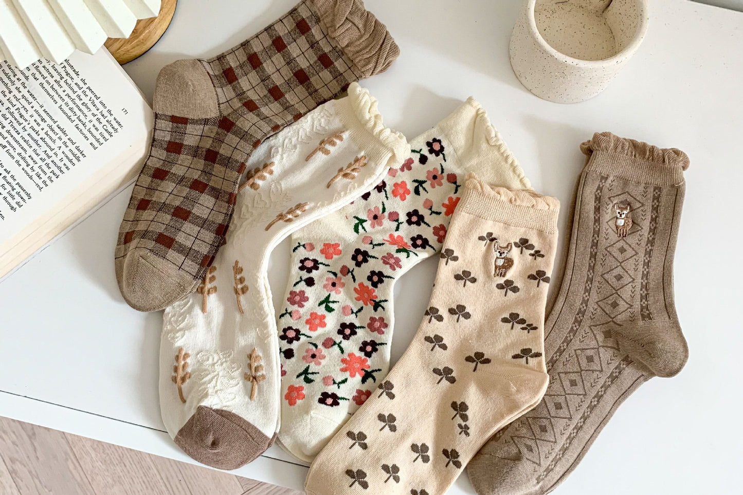 Rustic Crew Socks