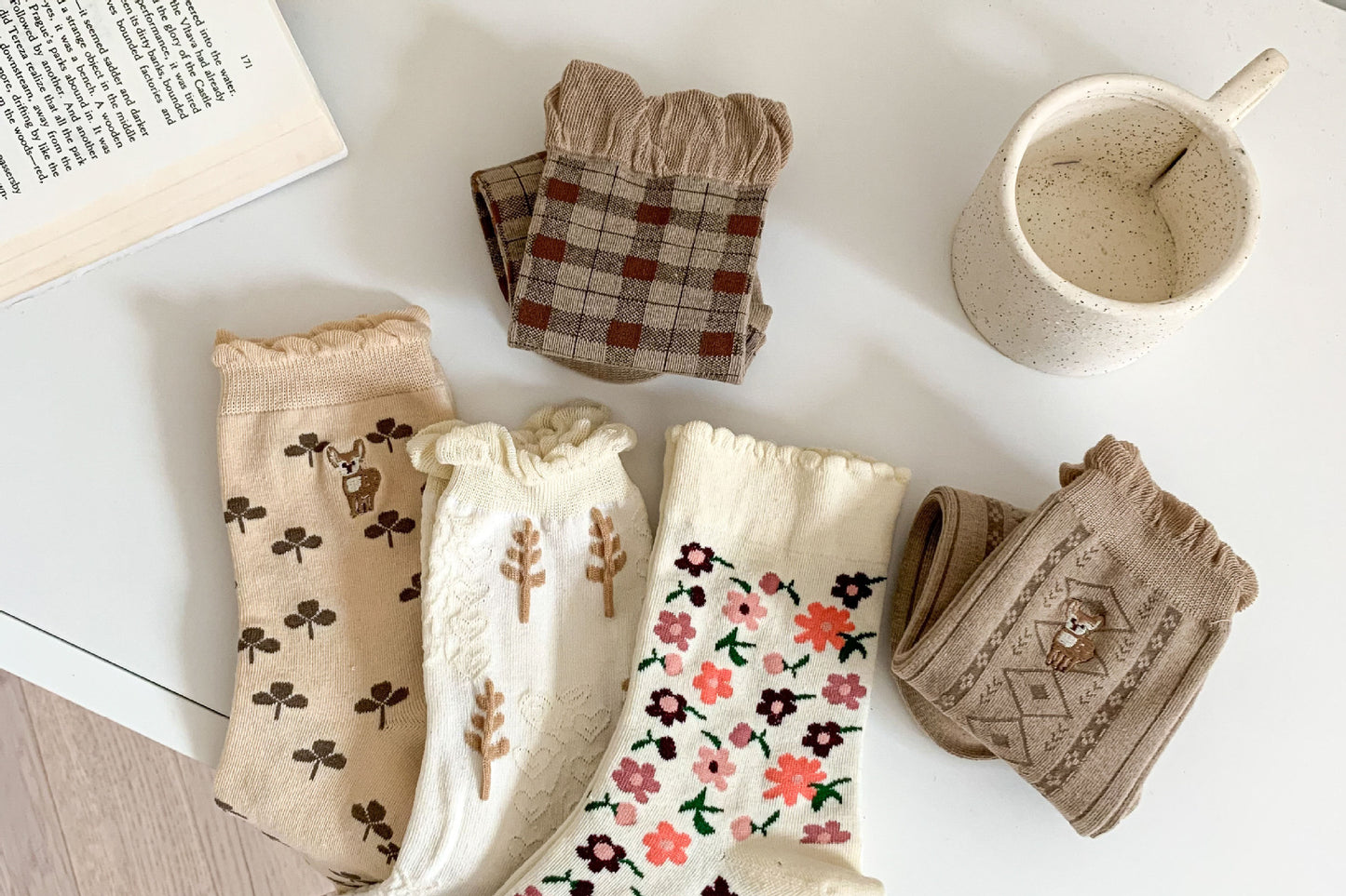 Rustic Crew Socks