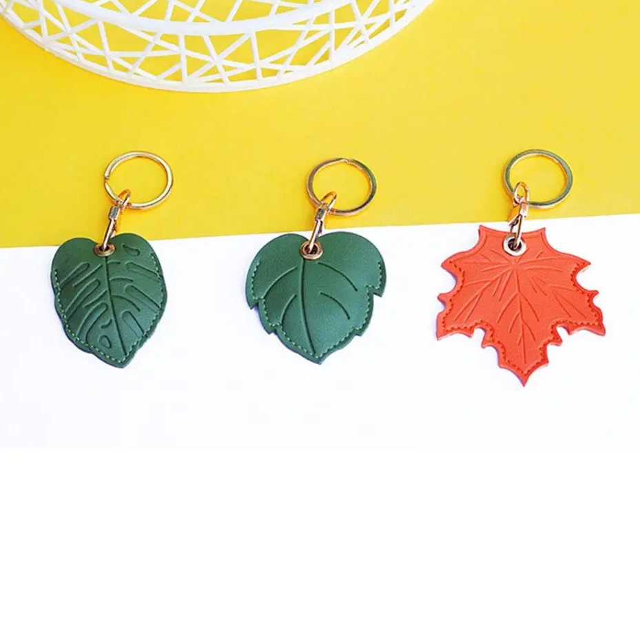 Plant Life Keychain with AirTag Pouch