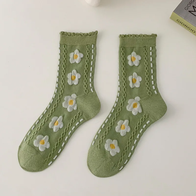Green Garden Ankle Socks (5 Designs)