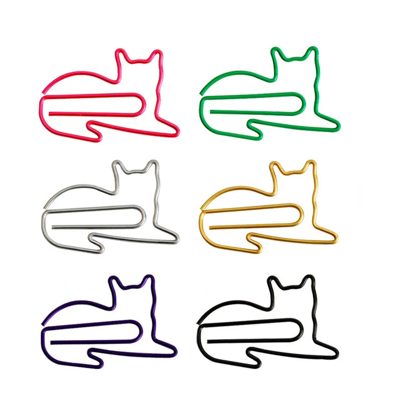 Kitty Cat/Sausage Dog Paperclip Set