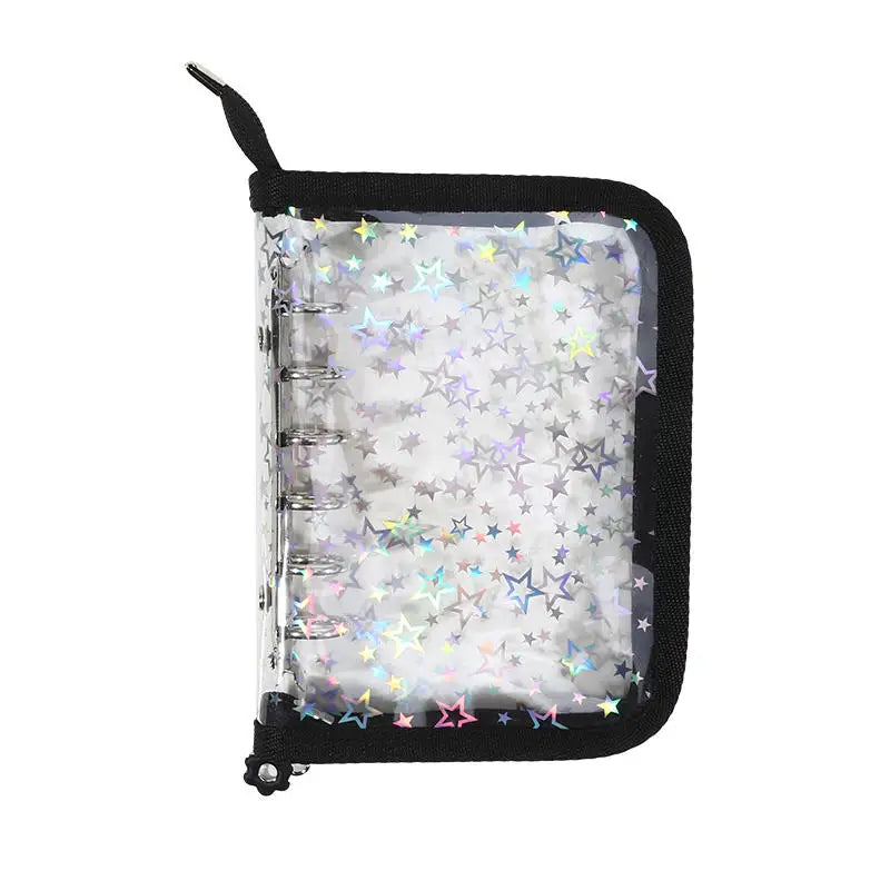 Star Glitter Photo Card Ring Binder
