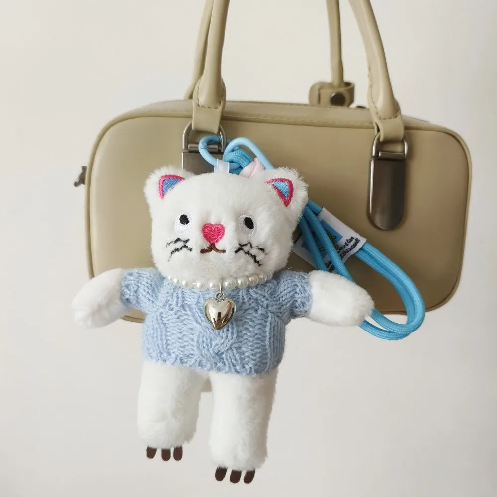 Fashion Cat Plush Keychain (14 Designs)