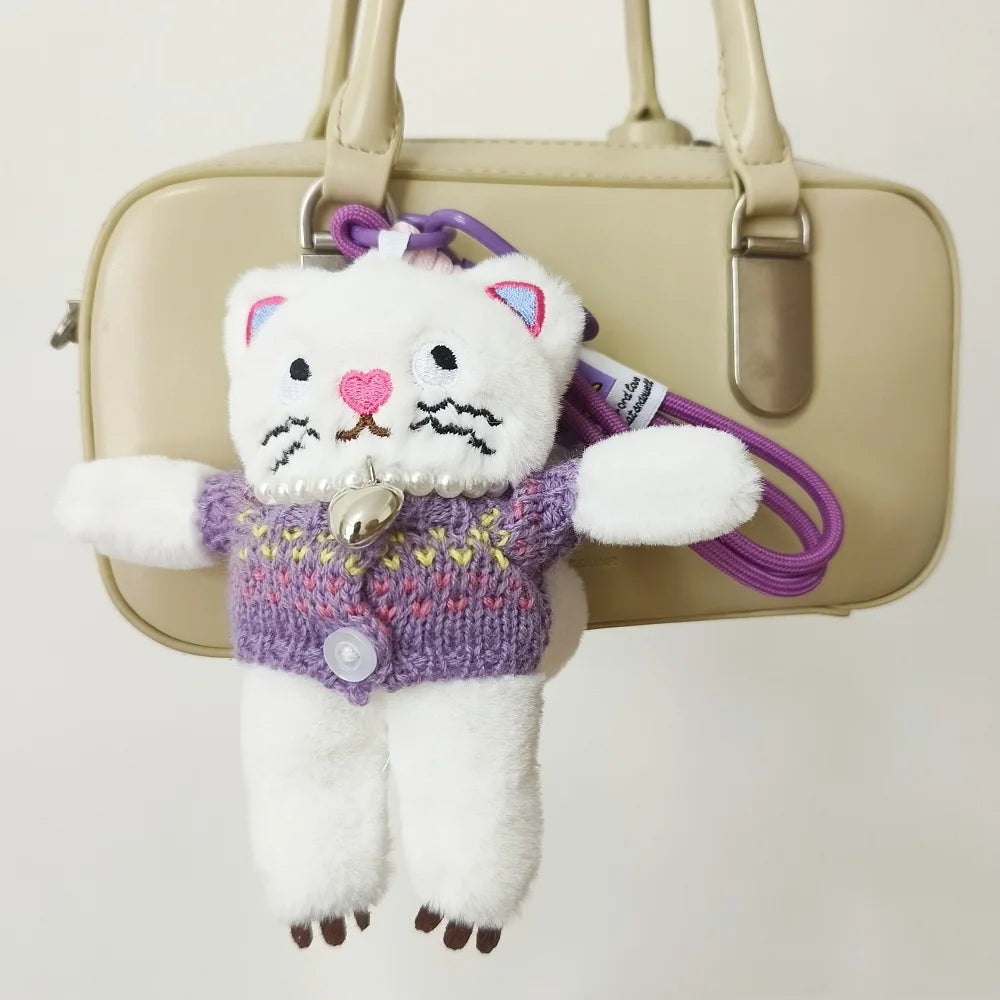 Fashion Cat Plush Keychain (14 Designs)