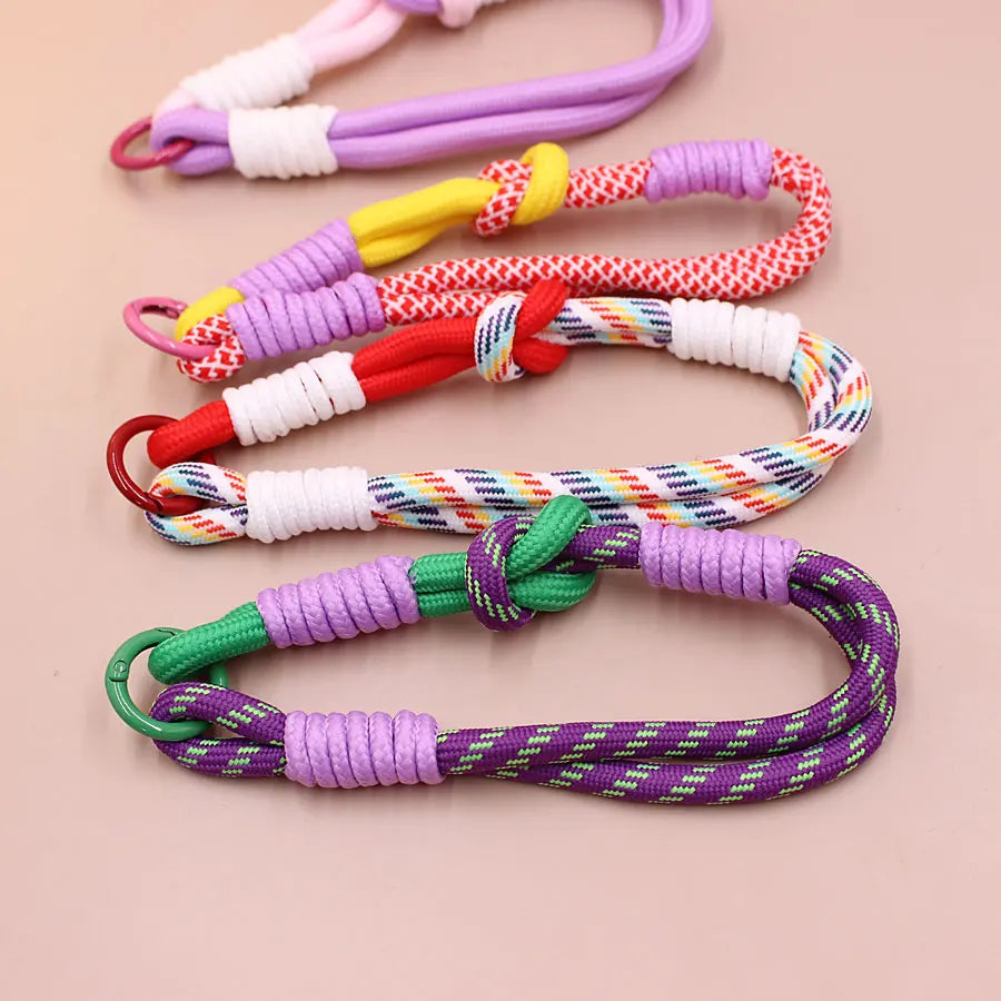 Detachable braided wrist strap—suitable for mobile phones, figurines, keychains, bags, and water bottle accessories. - Ice Cream Cake