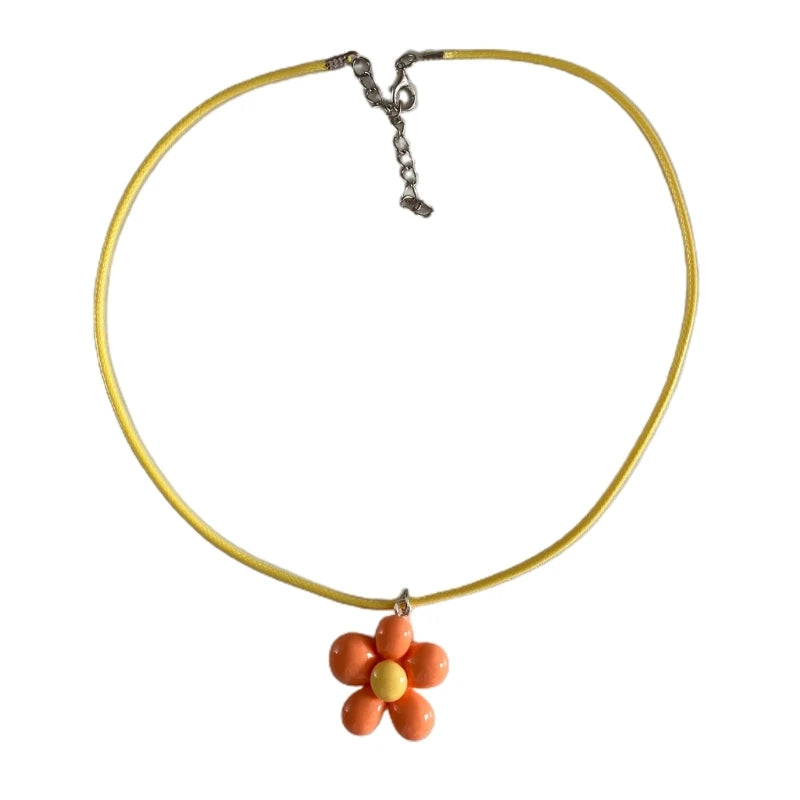 y2K Flower Pop Necklace