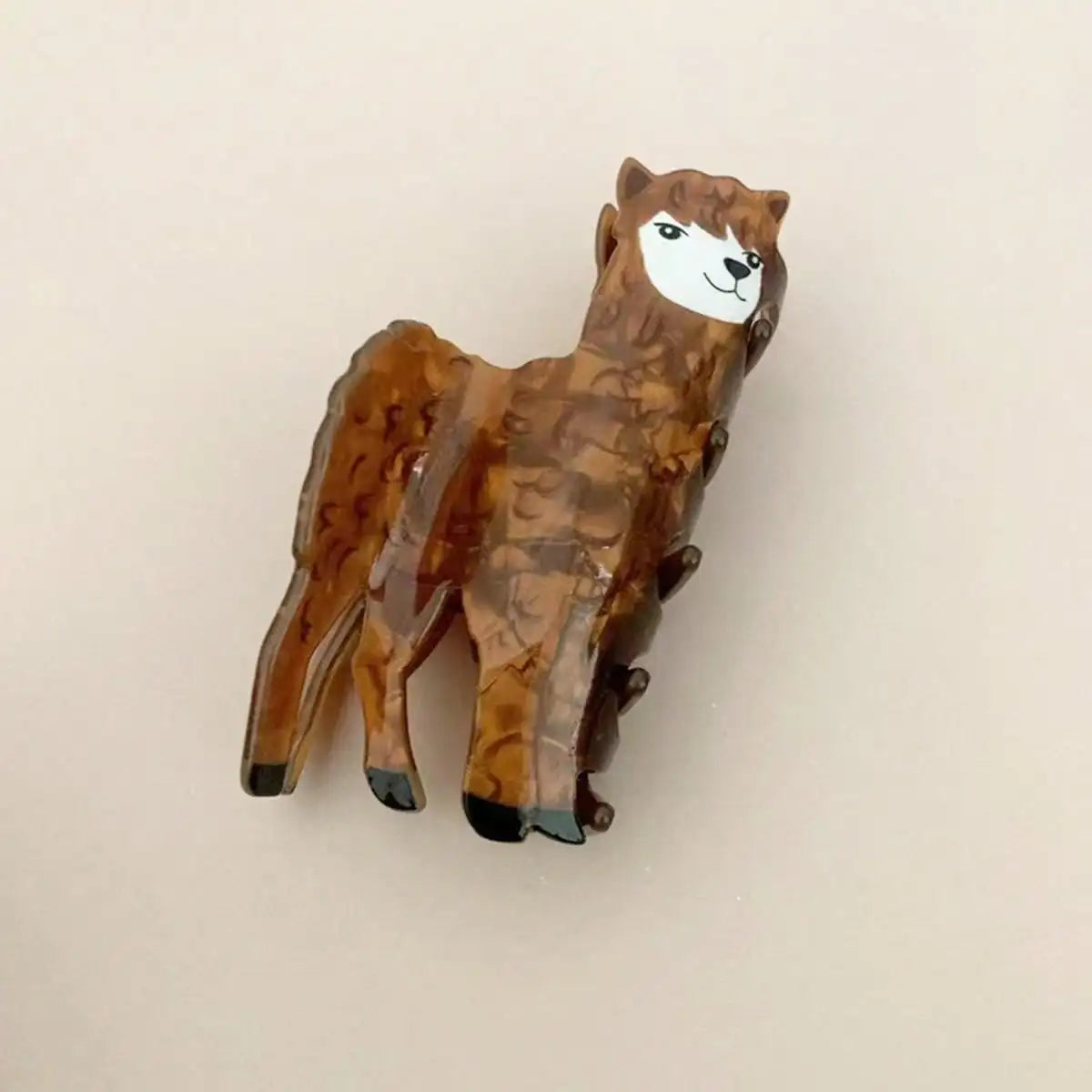 Autumn Friends Glossy Acrylic Hair Claw Clip