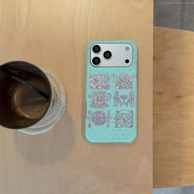 Garden Tea Party iPhone Case