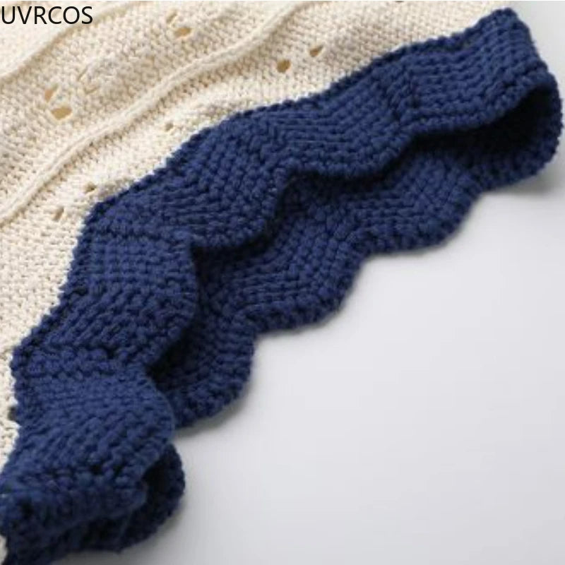 Kawaii Patchwork Rocking Horse Knit Vest