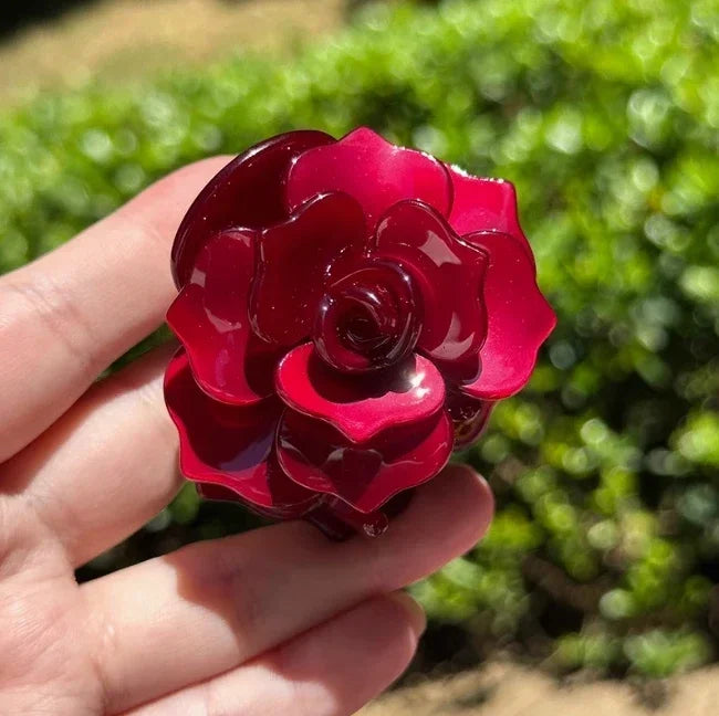 Camellia Hair Claw - Ice Cream Cake