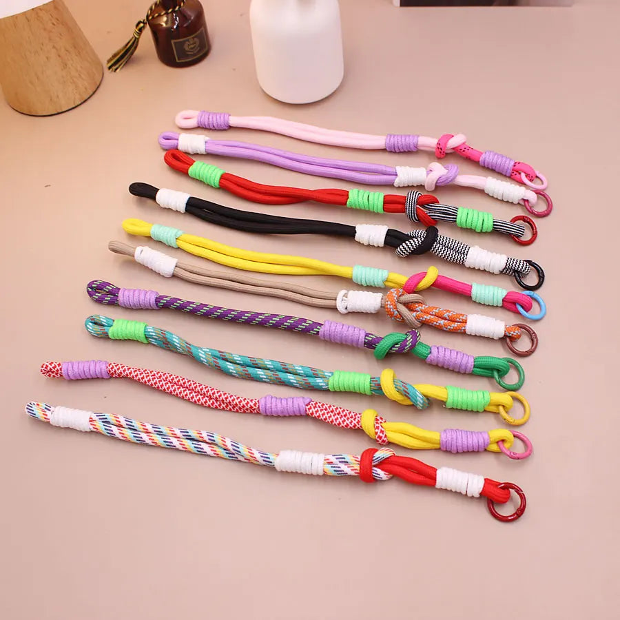 Detachable braided wrist strap—suitable for mobile phones, figurines, keychains, bags, and water bottle accessories. - Ice Cream Cake