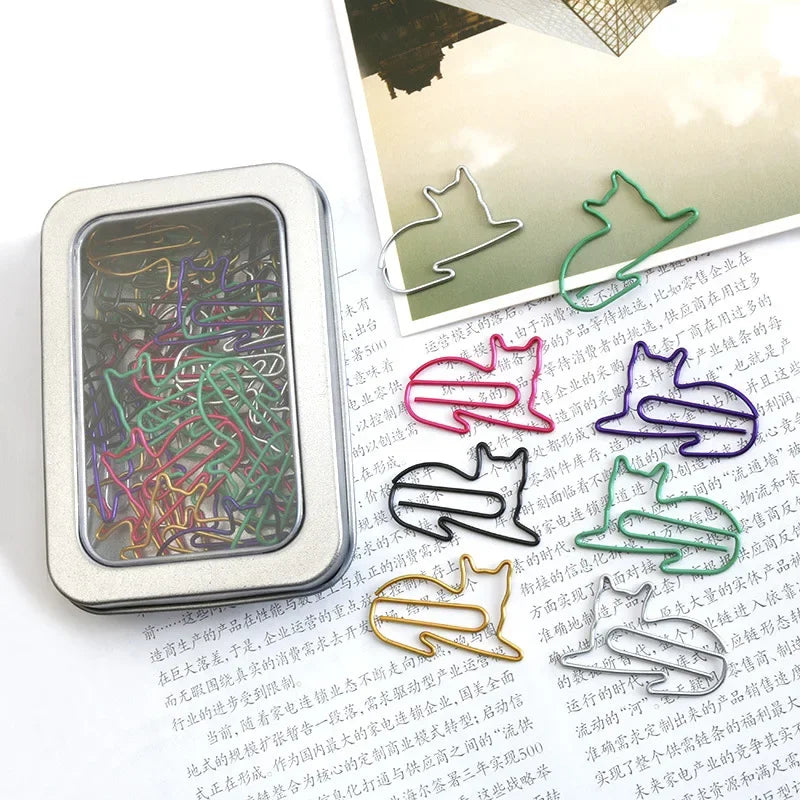 Kitty Cat/Sausage Dog Paperclip Set