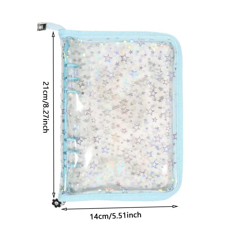 Star Glitter Photo Card Ring Binder